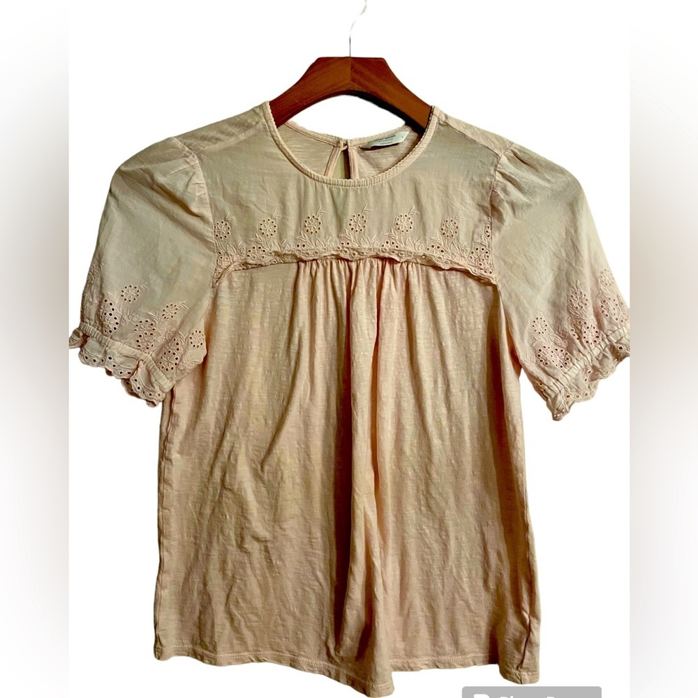 Lucky Brand Nude Pink Top